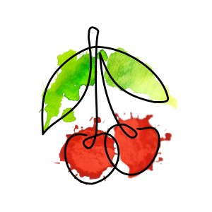 Cherries tattoo: Passion